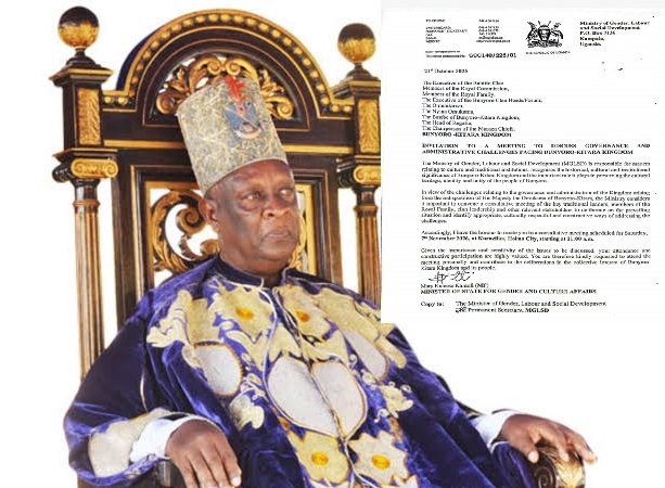 Government Summons Bunyoro-Kitara Kingdom Leaders for Talks Over ...